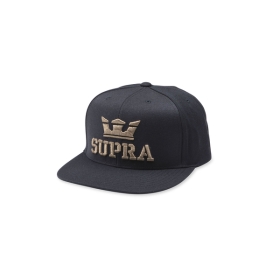 Supra Accessories ABOVE SNAP Hats Black/Dark Olive | US-66643